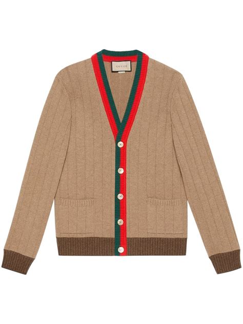 gucci stripe cardigan|gucci cardigan sale.